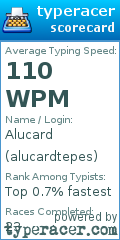Scorecard for user alucardtepes
