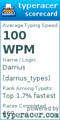 Scorecard for user darrius_types