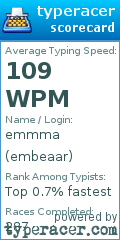 Scorecard for user embeaar