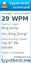 Scorecard for user im_bing_bong
