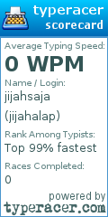 Scorecard for user jijahalap