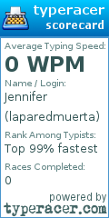 Scorecard for user laparedmuerta