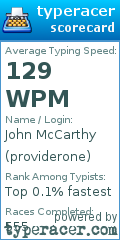 Scorecard for user providerone