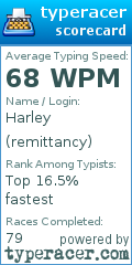 Scorecard for user remittancy