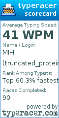 Scorecard for user truncated_protein